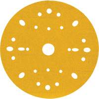 Disque abrasif dor&eacute; Hookit, dia 6", Grain 180, Oxyde d'aluminium, Poids C Kelford