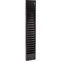Literature Storage Racks, Stationary, 23 Slots, Steel, 9-3/4" W x 4-1/8" D x 65-1/2" H Kelford