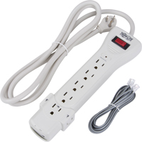 Protect-It Surge Suppressors, 7 Outlets, 1080 J, 1800 W, 6' Cord OD809 | Kelford