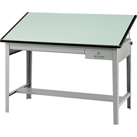 Precision Drafting Table Base, 56-3/8" W x Grey OA912 | Kelford