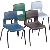 Horizon Chairs, Plastic, Black OD933 | Kelford