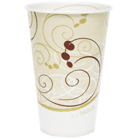 Disposable Cups, Paper, 12 oz., Multi-Colour OE075 | Kelford