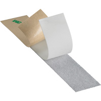 Attache, Crochet, 25 vg x 1", Adh&eacute;sif, Blanc Kelford