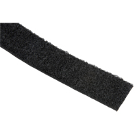 Bande d'attaches, Boucle, 50 vg x 1", Cousu, Noir Kelford