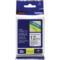 Tze Tape Cartridges, 12 mm x 26-1/4', Black on White ON443 | Kelford