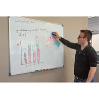 White Board, Non-Magnetic, 96" W x 48" H ON534 | Kelford