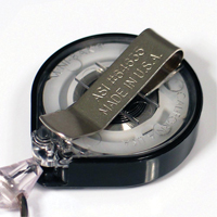 Retractable Mini-Bak<sup>®</sup> ID Badge Holders, Plastic, 36" Cable, Belt Clip Attachment ON545 | Kelford