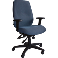 Cierra Ergonomic Chairs, Fabric, Blue, 250 lbs. Capacity Kelford