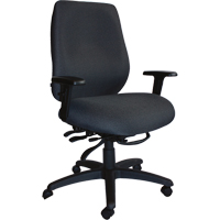 Cierra Heavy Duty Ergonomic Chairs, Fabric, Black, 400 lbs. Capacity Kelford