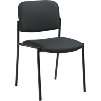 Chaises sans accoudoirs empilables, Tissu, Hauteur 32", Capacit&eacute; 300 lb, Charbon Kelford