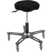 TA200 Welding Grade Ergonomic Chair, Suede, Black, 300 lbs. Capacity OP495 | Kelford