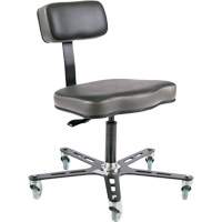 SF160 Welding Grade Ergonomic Chair, Suede, Black, 300 lbs. Capacity OP501 | Kelford