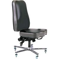 SF160 Welding Grade Ergonomic Chair, Suede, Black, 300 lbs. Capacity OP505 | Kelford