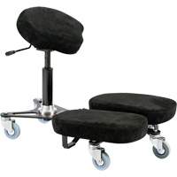 VEGA Welding Grade Ergonomic Chair, Suede, Black, 300 lbs. Capacity OP509 | Kelford