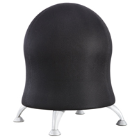 Zenergy™ Ball Chair, Fabric, Black, 250 lbs. Capacity OP694 | Kelford