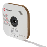 Fastener Tape, Hook, 25 yds x 1", Sew-On, White Kelford