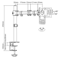 ActivErgo  Monitor Arm Kelford