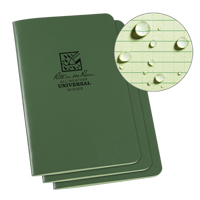 Notebook, Soft Cover, Green, 48 Pages, 4-5/8" W x 7" L Kelford