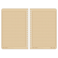 Side-Spiral Notebook, Soft Cover, Tan, 64 Pages, 4-5/8" W x 7" L OQ411 | Kelford