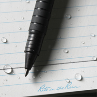 All-Weather Durable Pen, Black, 0.8 mm, Retractable OQ434 | Kelford