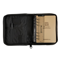 Field Planner Starter Kit, Soft Cover, Black, 0 Pages, 4-5/8" W x 7" L OQ444 | Kelford