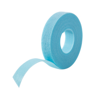 One-Wrap&reg; Cable Management Tape, Hook & Loop, 25 yds x 3/4", Self-Grip, Aqua Kelford
