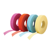 One-Wrap<sup>®</sup> Cable Management Tape, Hook & Loop, 25 yds x 3/4", Self-Grip, Yellow OQ539 | Kelford