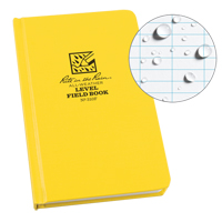 Bound Book, Hard Cover, Yellow, 160 Pages, 4-5/8" W x 7-1/4" L OQ543 | Kelford