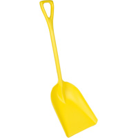 Food Processing Shovel, 13" x 17" Blade, 42-1/2" Length, Plastic, Yellow OQ649 | Kelford
