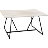 Oasis™ Sitting Teaming Table, 48" L x 60" W x 29" H, White OQ702 | Kelford
