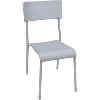 Ventura Stacking Chair, Polypropylene, 36" High, 300 lbs. Capacity, Grey OQ722 | Kelford