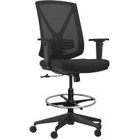 Activ™ Series Synchro-Tilt Adjustable Chair, Fabric/Mesh, Black, 250 lbs. Capacity OQ961 | Kelford