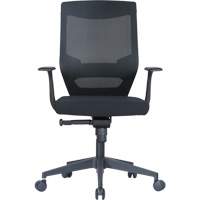 Activ™ Series Synchro-Tilt Office Chair, Fabric/Mesh, Black, 250 lbs. Capacity OQ963 | Kelford