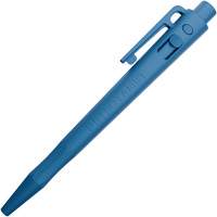 Stylo d&eacute;tectable aux rayons X et par les d&eacute;tecteurs de m&eacute;tal, Bleu, R&eacute;tractable Kelford