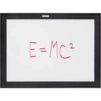 Black MDF Frame Whiteboard, Dry-Erase/Magnetic, 24" W x 18" H OR130 | Kelford
