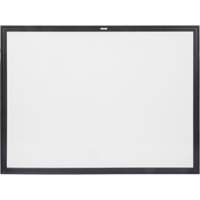 Black MDF Frame Whiteboard, Dry-Erase/Magnetic, 48" W x 36" H OR132 | Kelford