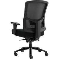 Chaise &agrave; dossier haut avec m&eacute;canisme &agrave; basculement synchronis&eacute; robuste Raven 400, Mailles, Noir, Capacit&eacute; 400 lb Kelford