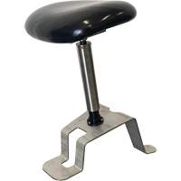 Tabouret assis-debout TA200, Vinyle, Noir, Capacit&eacute; 280 lb Kelford