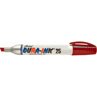 Dura-Ink&reg; Markers - #25 Felt-Tip, Chisel, Red Kelford
