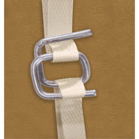 Seals & Buckles for Polypropylene Strapping, HD Steel Wire, Fits Strap Width 5/8" PA504 | Kelford
