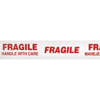 Ruban d'emballage Scotch 3771 avec message, Adh&eacute;sif Thermofusible, 2 mils, 48 mm (1-22/25") x 100 m (328') Kelford