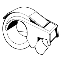 Distributeur manuel de ruban adh&eacute;sif, Standard, Convient au ruban de largeur de 50,8 mm (2") Kelford