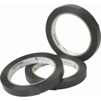 Black General Purpose Strapping Tape, 2.7 mils Thick, 12 mm (47/100") x 54.864 m (180')  Kelford