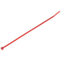 Intermediate Cable Ties, 8" Long, 40 lbs. Tensile Strength, Red XI976 | Kelford