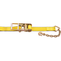 Ratchet Straps, Chain Anchor, 3" W x 30' L, 5400 lbs. (2450 kg) Working Load Limit PE953 | Kelford