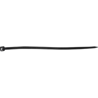 Cable Ties, 8" Long, 50 lbs. Tensile Strength, Black PF390 | Kelford