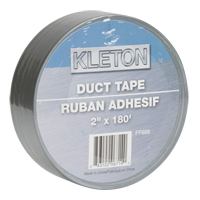 Utility Grade Duct Tape, 9 mils, Silver, 50 mm (2") x 55 m (180') PF688 | Kelford