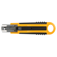 Couteau autor&eacute;tractable ATK1000, 18 mm, Acier au carbone, Prise en Plastique Kelford