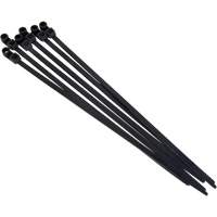 Attache-c&acirc;ble &agrave; visser, Longueur 8", R&eacute;sistance &agrave; la traction 50 lb, Noir Kelford