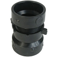 Raccord union, 1-1/2", Plastique, Noeud x noeud Kelford